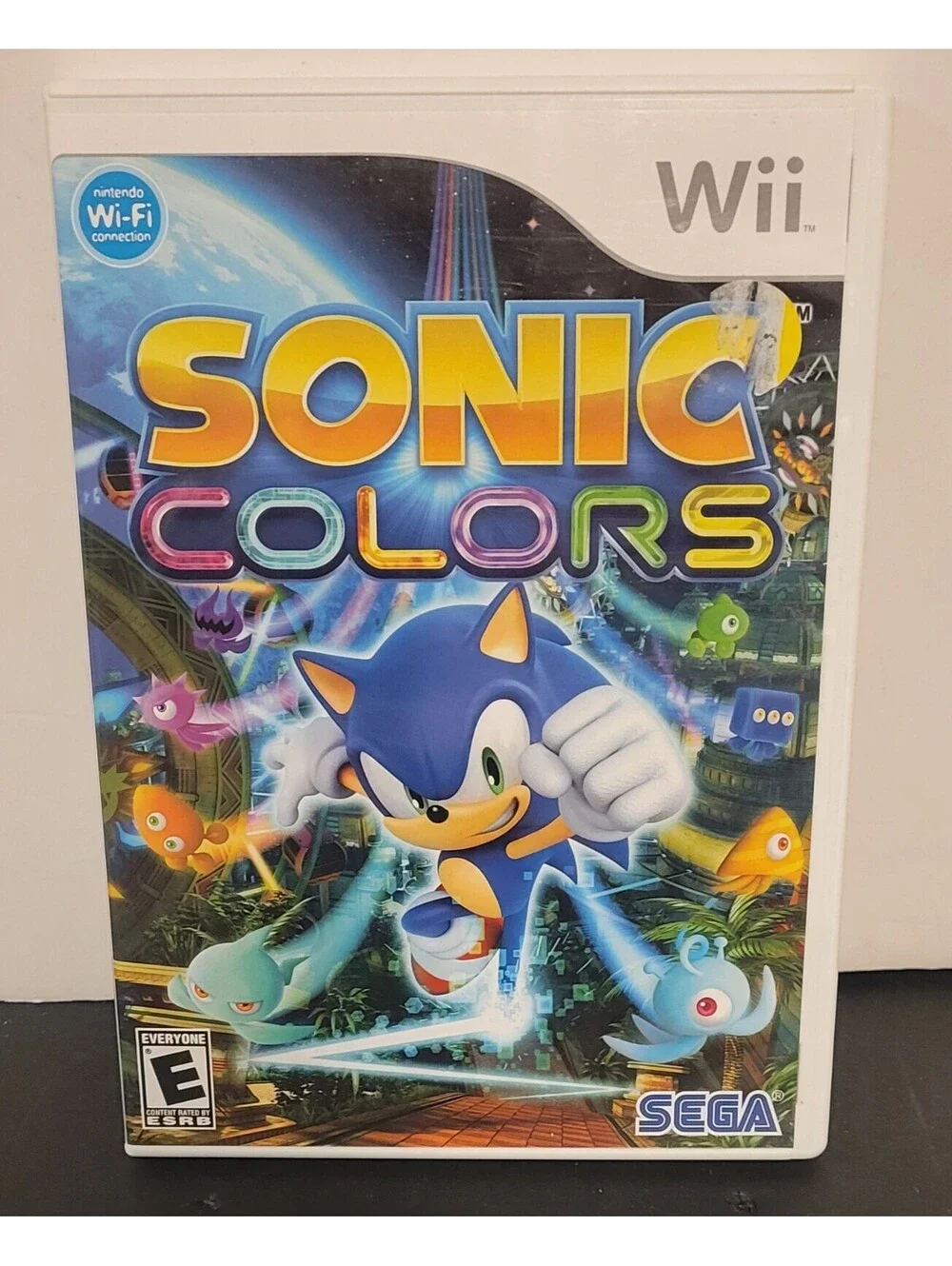 Sonic Colors (Nintendo Wii, 2010) w/Case & Manual Tested/Works